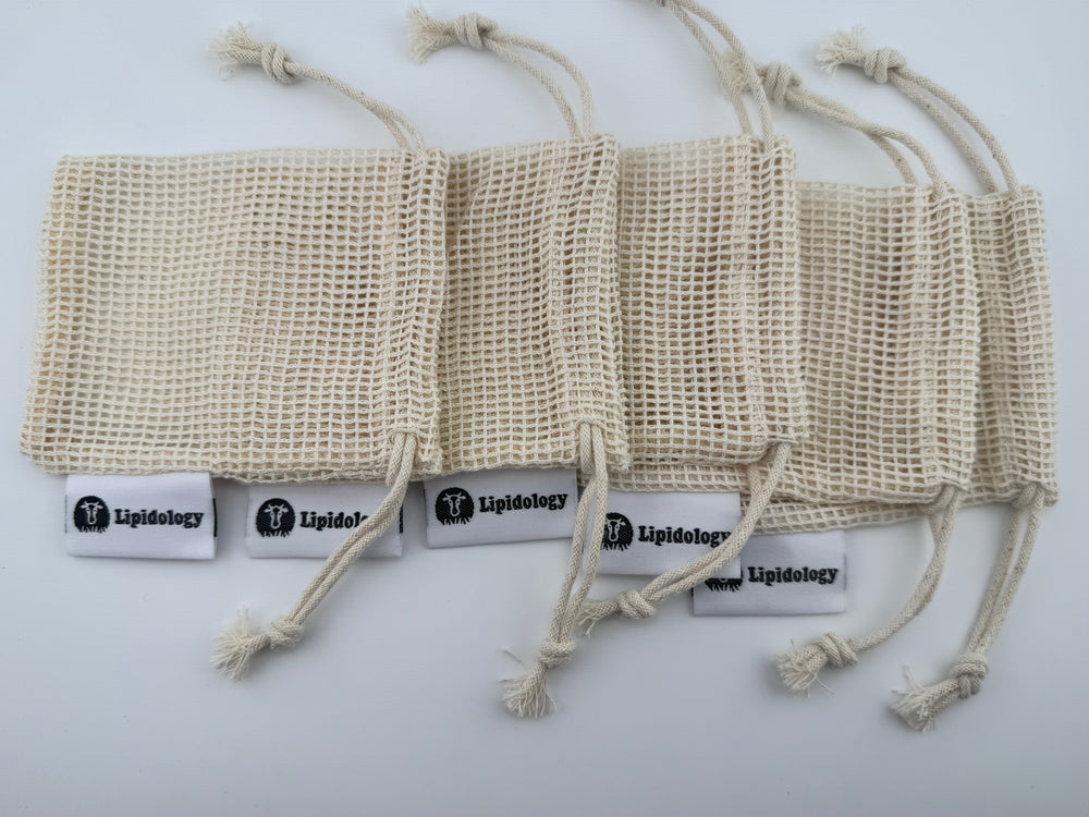 Cotton Mesh Soap Saver - 5 pack