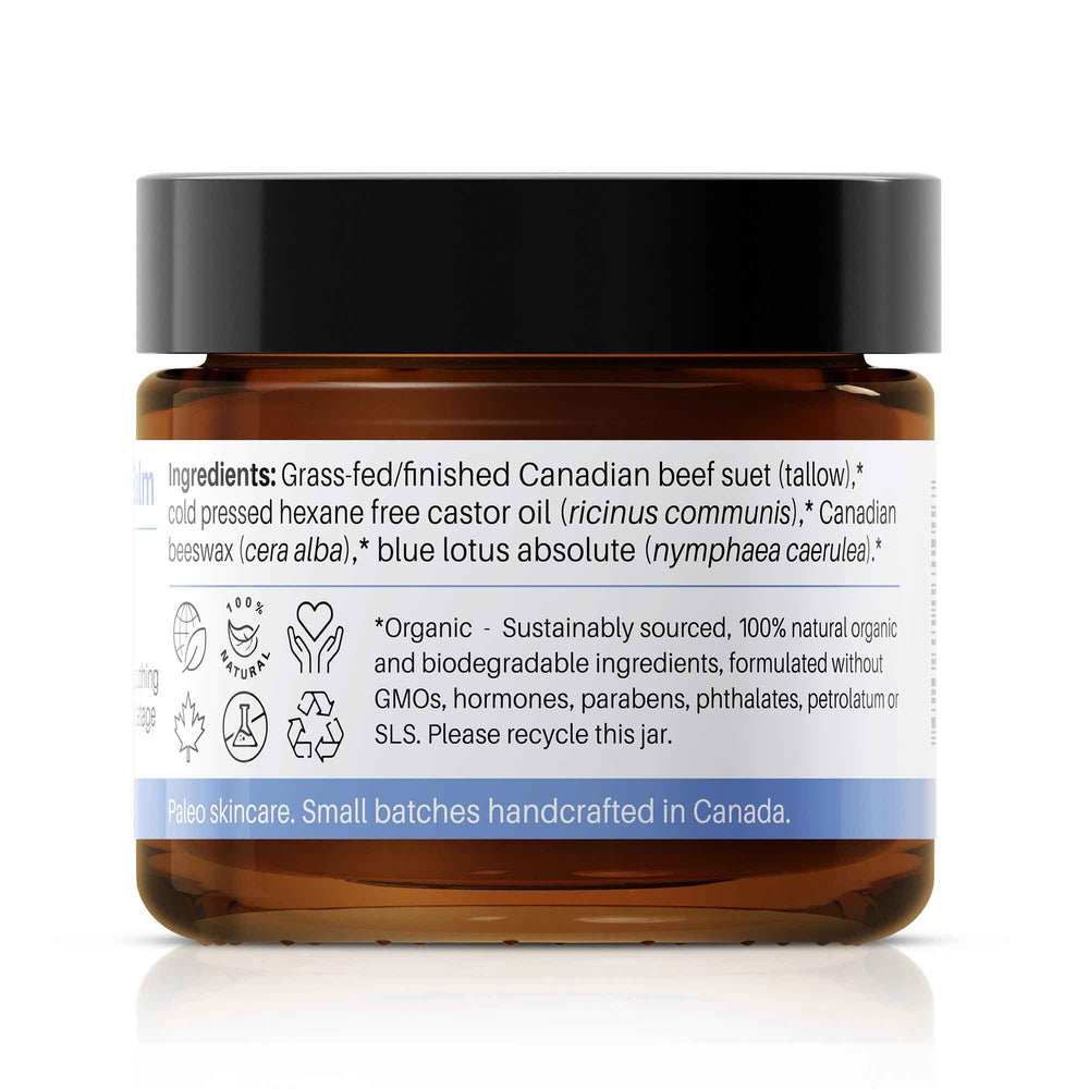 Organic Blue Lotus Tallow Balm