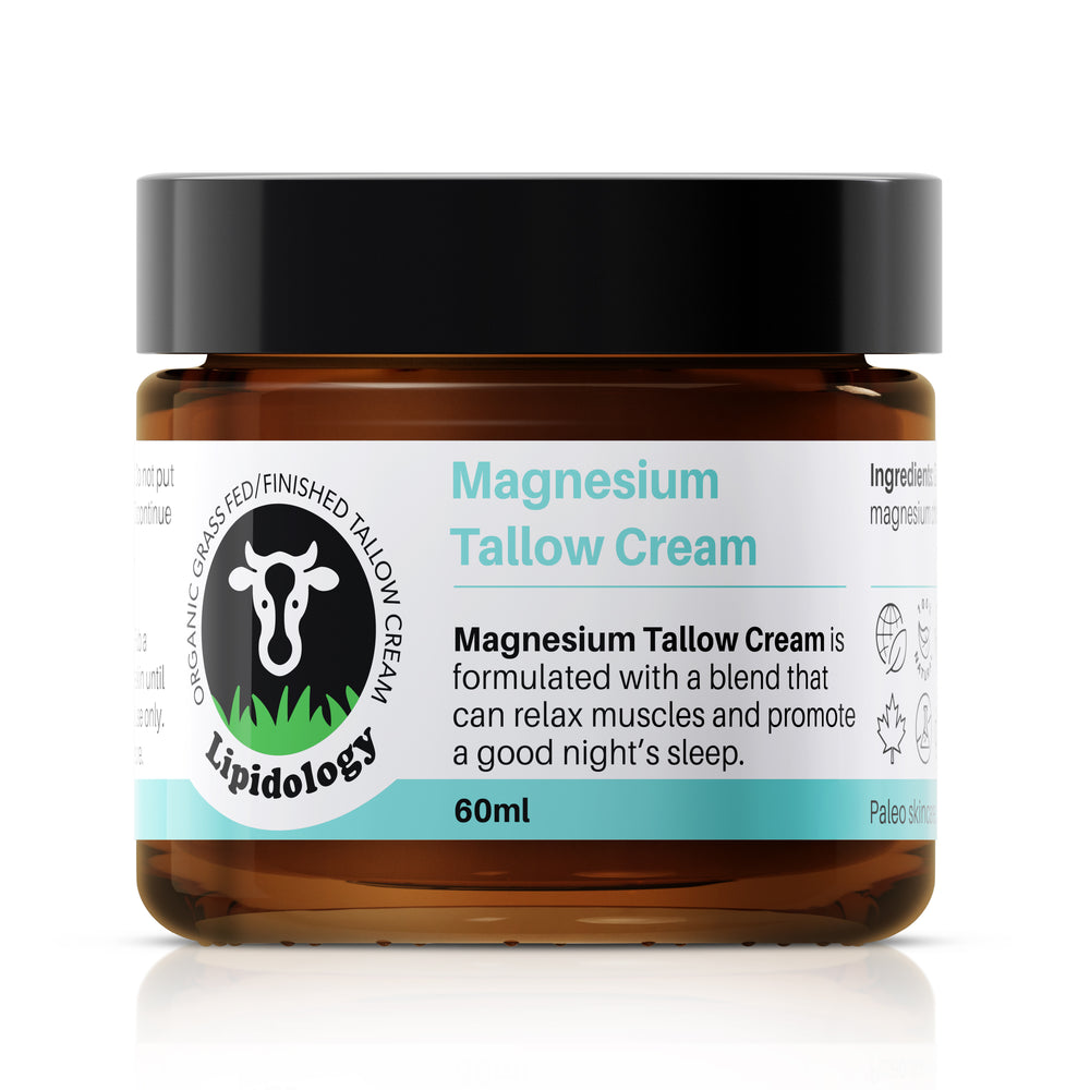 Magnesium Tallow Cream, Unscented 60 ml