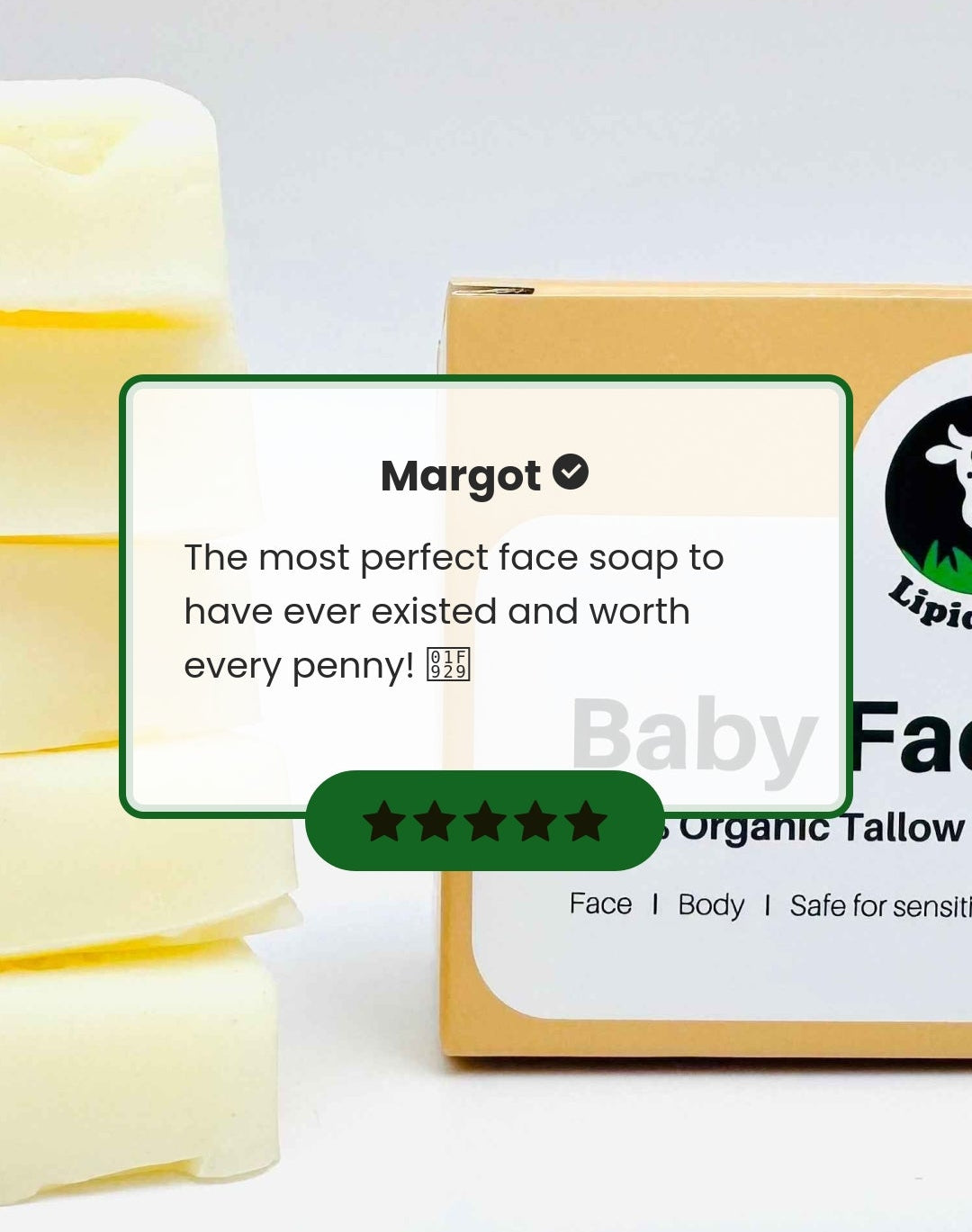 Unscented Tallow Soap Bar | Lipidology Canada