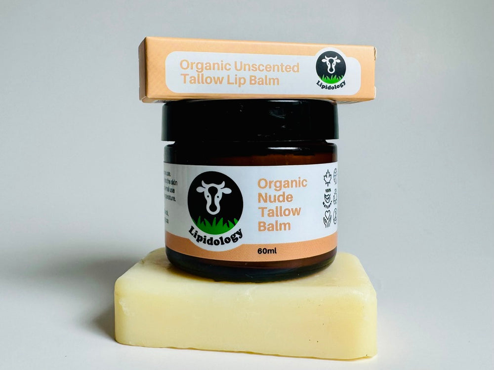 Unscented Soap, Lip Balm & Nude Tallow Balm Bundle