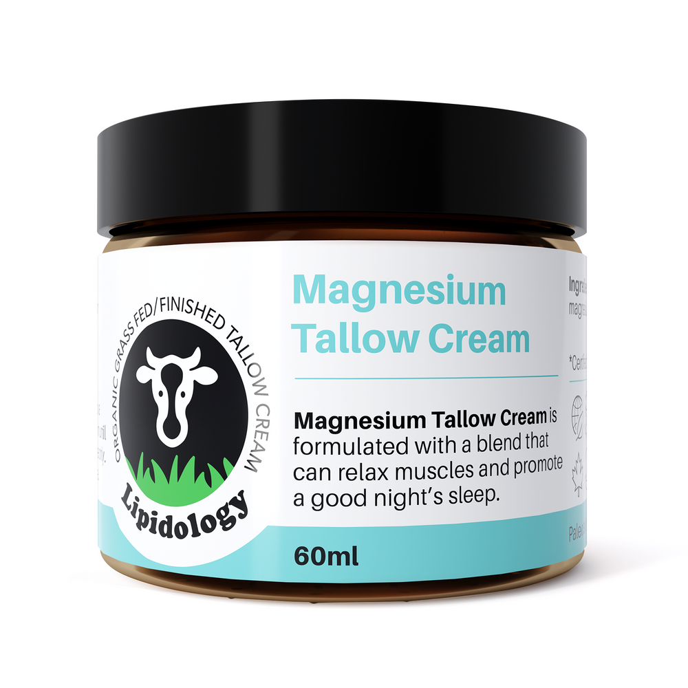 Magnesium Tallow Cream, Unscented 60 ml
