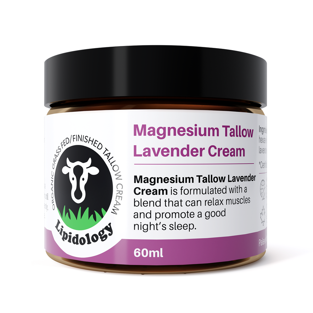 Magnesium Tallow Cream, Lavender, 60 ml