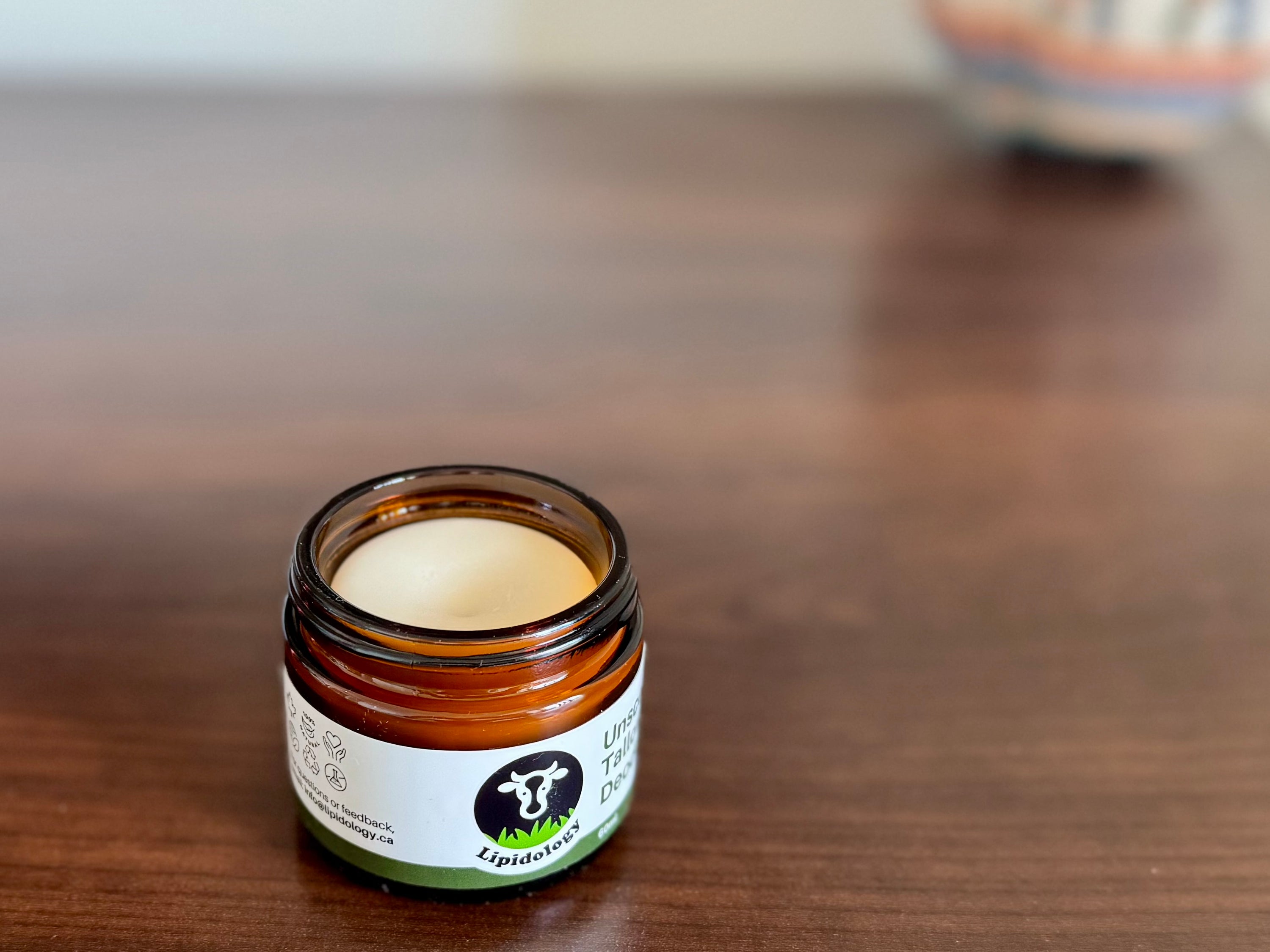 Organic Tallow Deodorant, Unscented -6 Lipidology