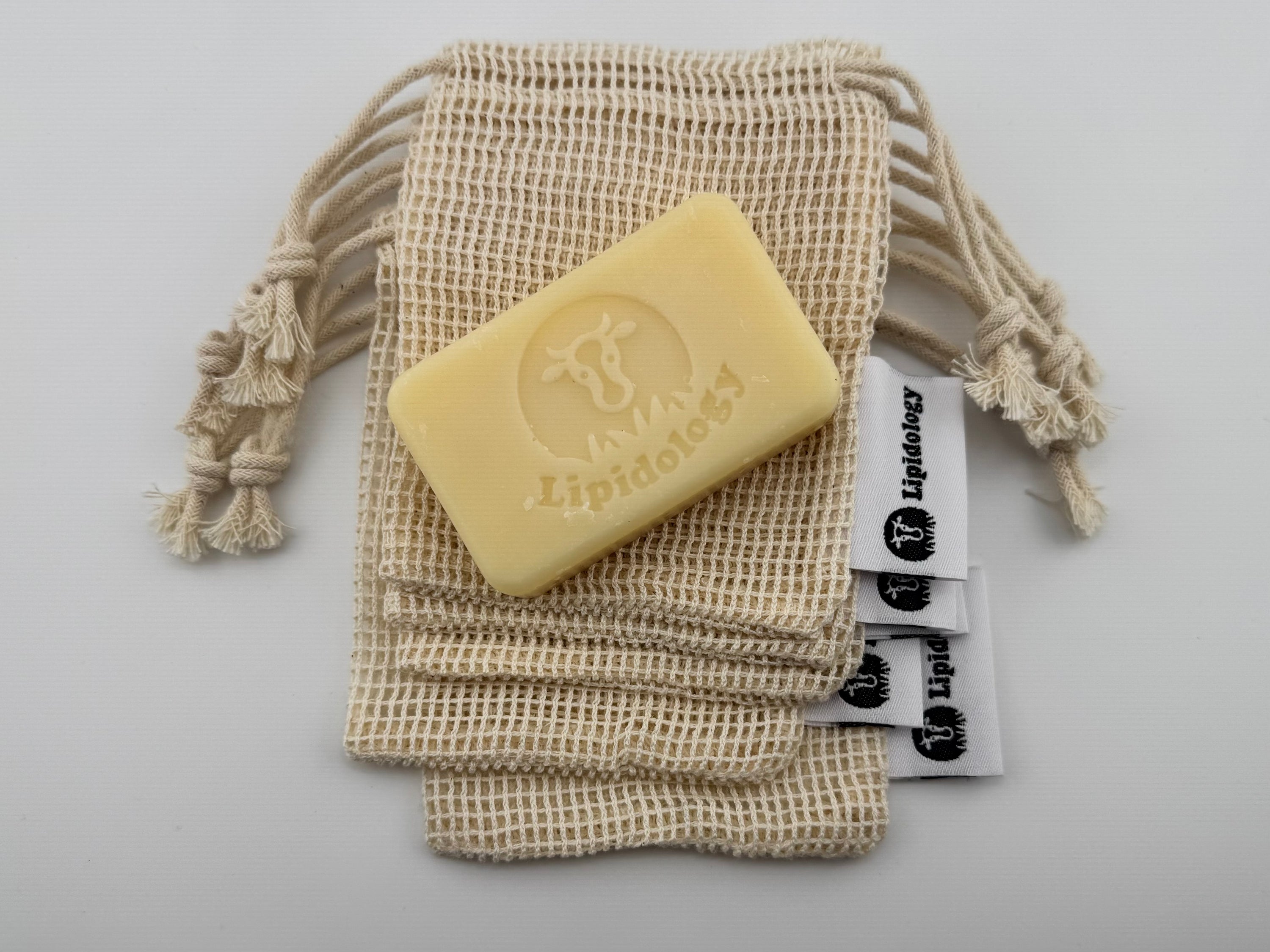 Cotton Mesh Soap Saver - 5 pack