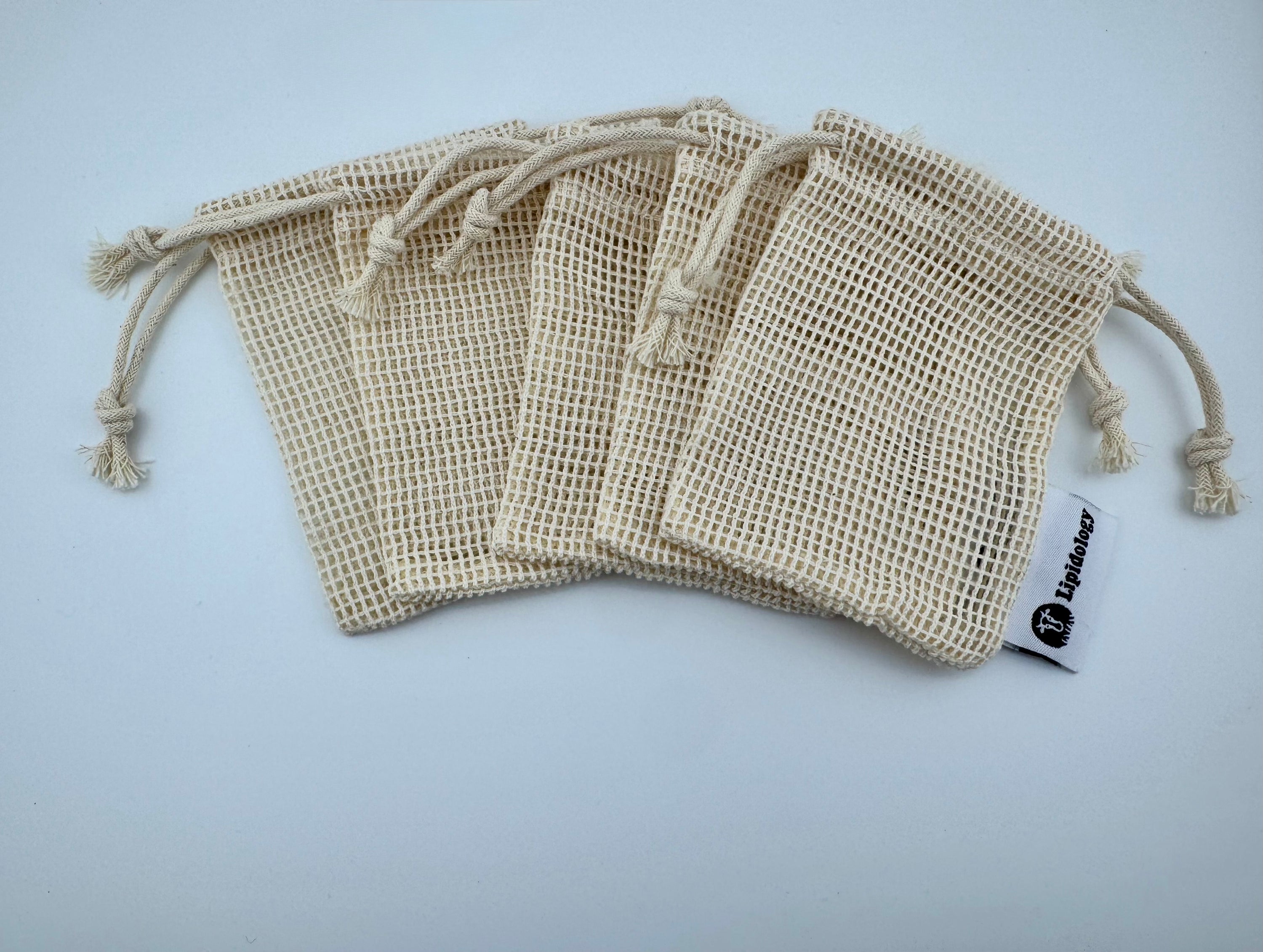 Cotton Mesh Soap Saver - 5 pack