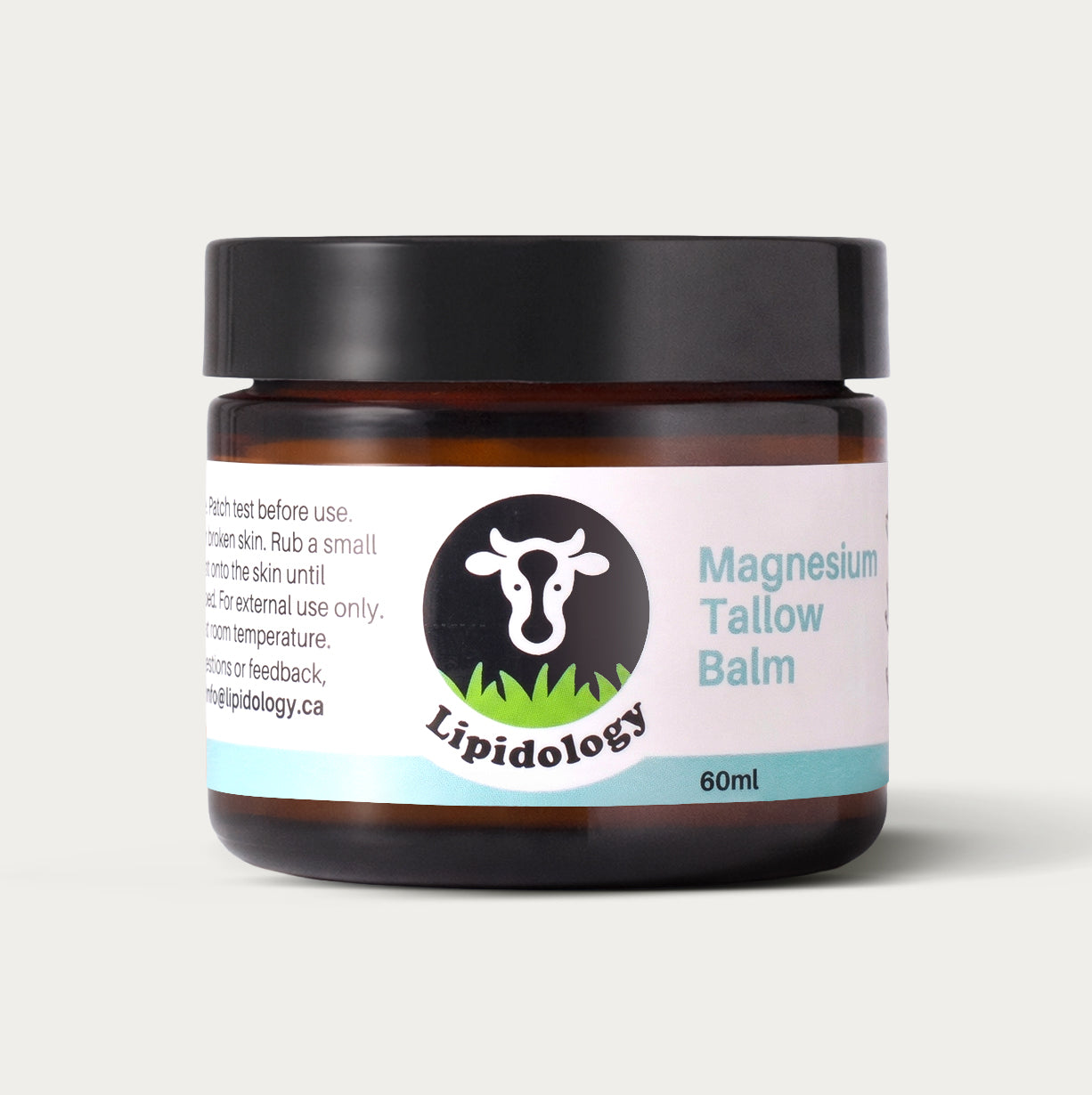 Organic Magnesium Tallow Cream, Unscented, 60 ml: PLEASE SEND US A MESSAGE TO FIND OUT WHEN THIS ITEM WILL BE BACK IN STOCK. MADE TO ORDER.