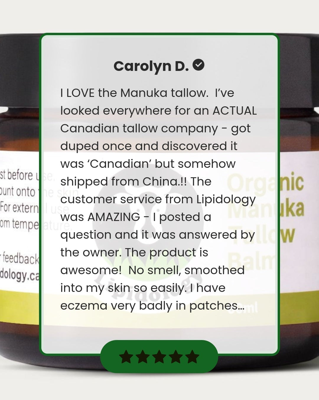 Manuka Honey Tallow Balm — Antibacterial & Ultra-Nourishing