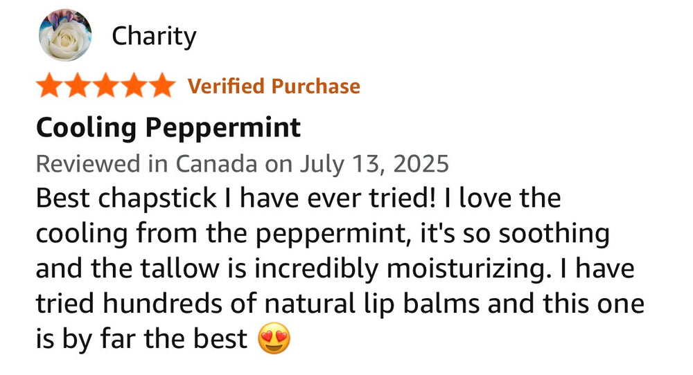 Organic Chill Out Lip Balm, Peppermint, Vanilla, 4.25 g: