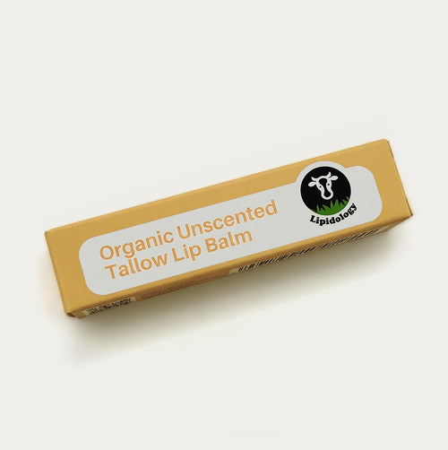 Baume à lèvres biologique au suif Nude, non parfumé, 4,25 g