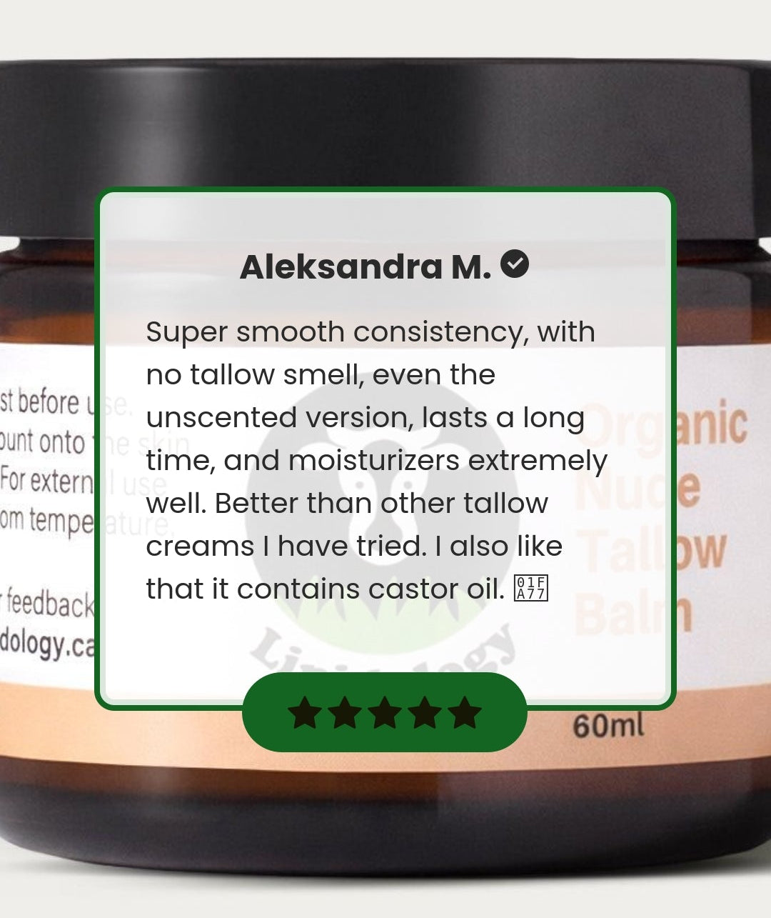 Unscented Tallow Balm — For Sensitive & Eczema-Prone Skin | Lipidology