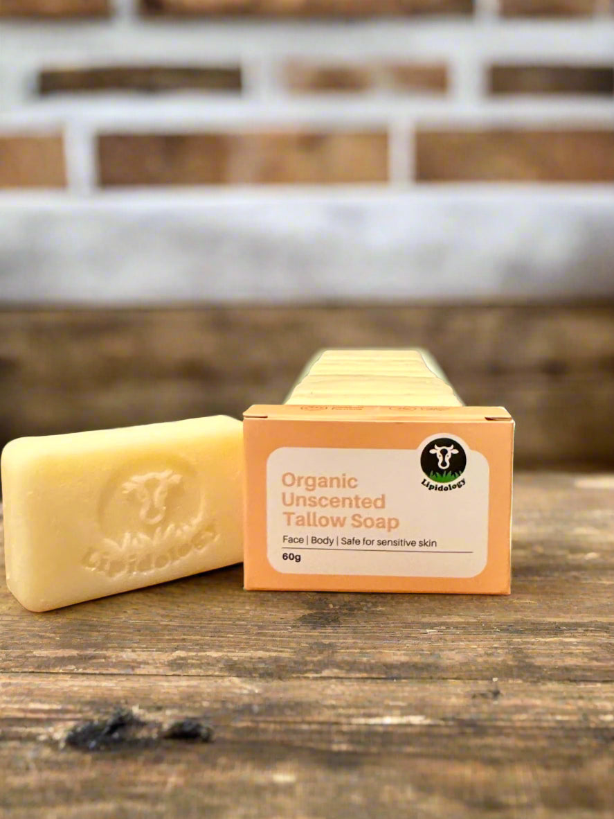 Organic Peppermint Tallow Soap, 60g